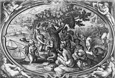 Aestas, engraved by Philip Galle, c.1580
